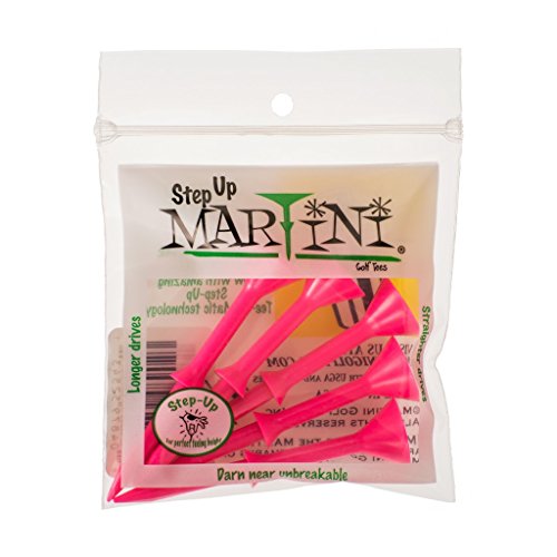(Pink) - Martini Tees- Step Up Golf Tees