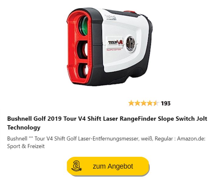 Bushnell v4 Golf Laser-Enfernungsmesser